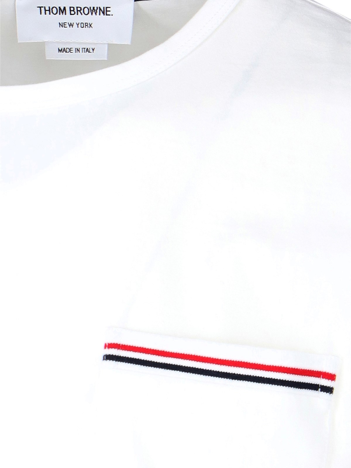 Thom Browne Tricolor Pocket T-Shirt