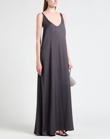 Woman Maxi dress Charcoal Size 10 Viscose