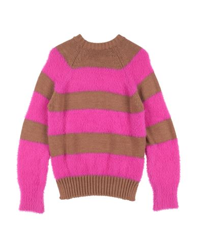 Kid Girl Sweater Fuchsia Size 10 Acrylic, Polyacrylic