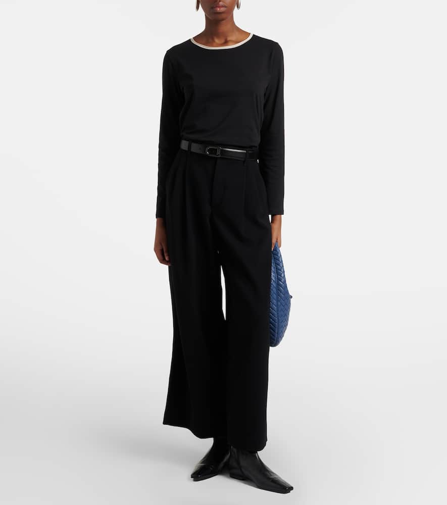 Divina cotton-blend T-shirt