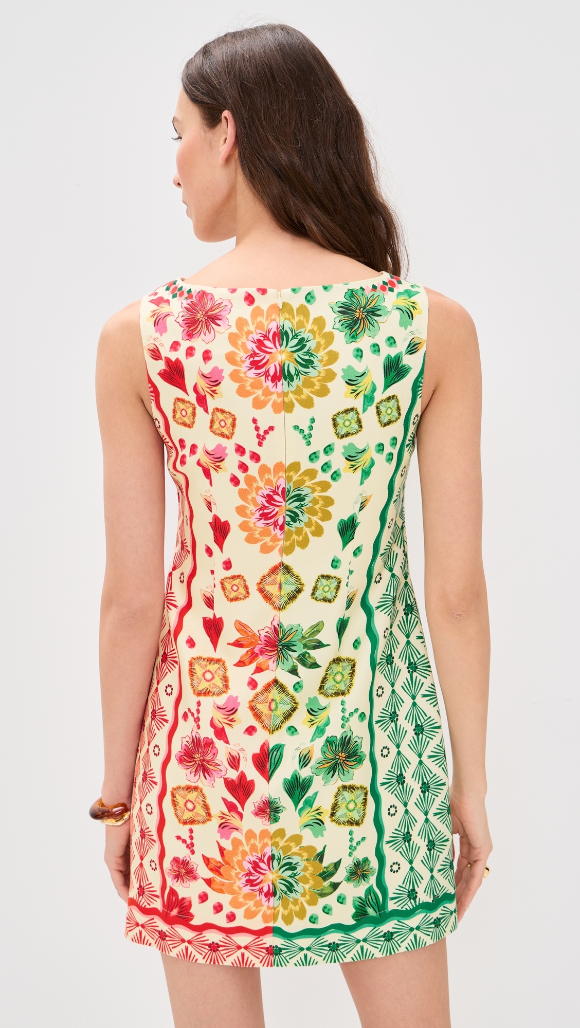 Alba C Dress Sunrise Border Plmt