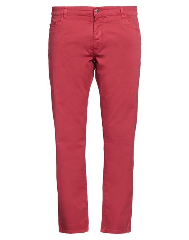 Harmont & Blaine Man Pants Red Size 40 Cotton, Elastane