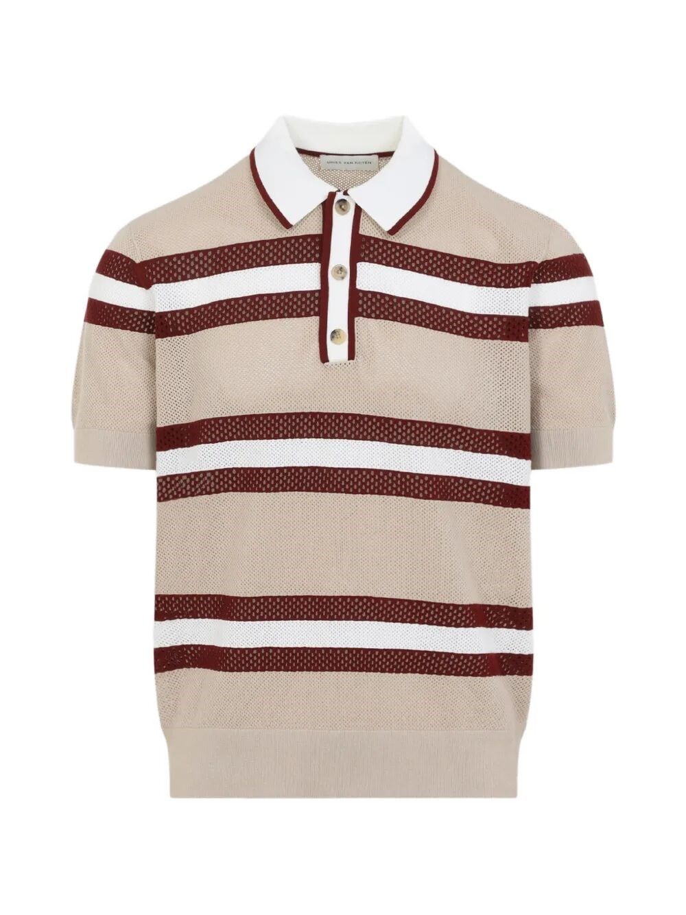 Mercy Striped Polo Shirt In Viscose
