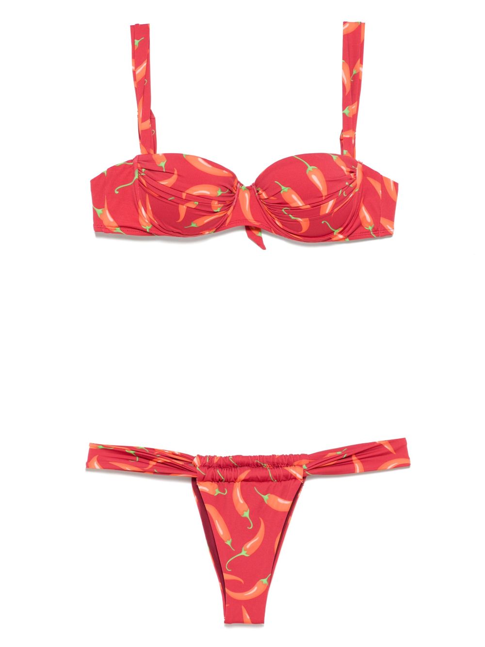 Leslie Amon Paloma bikini - Red