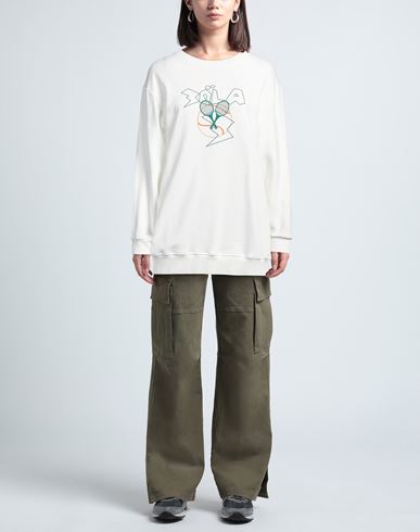Bola Woman Sweatshirt White Size S Cotton