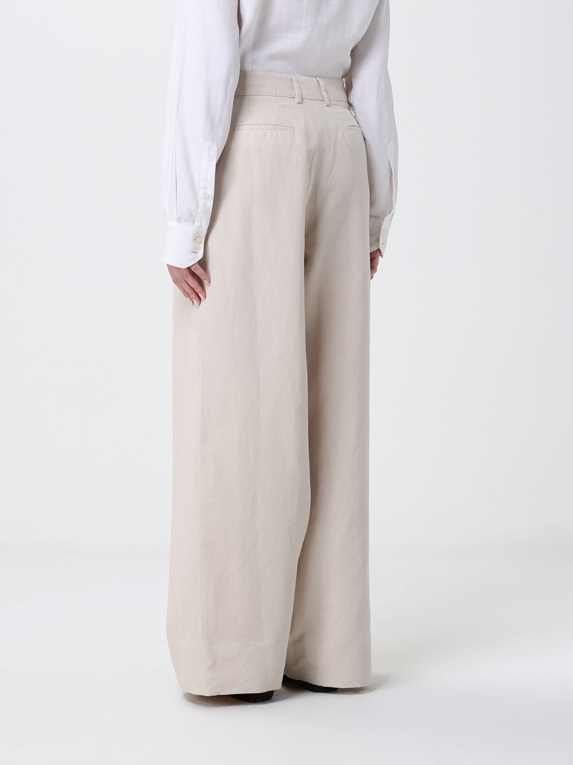 Pants Woman color Yellow Cream