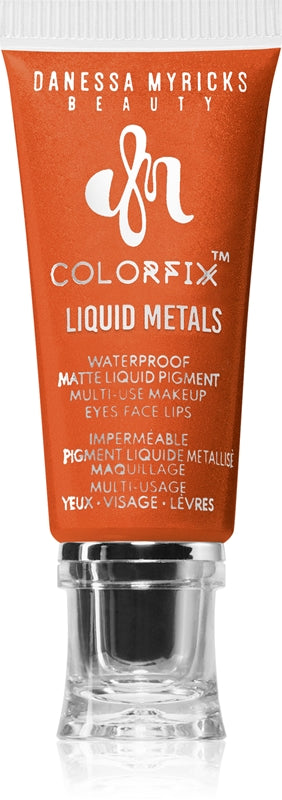 Danessa Myricks Beauty Colorfix Liquid Metals makeup multi-funzione per occhi, labbra e viso colore Hot Fire