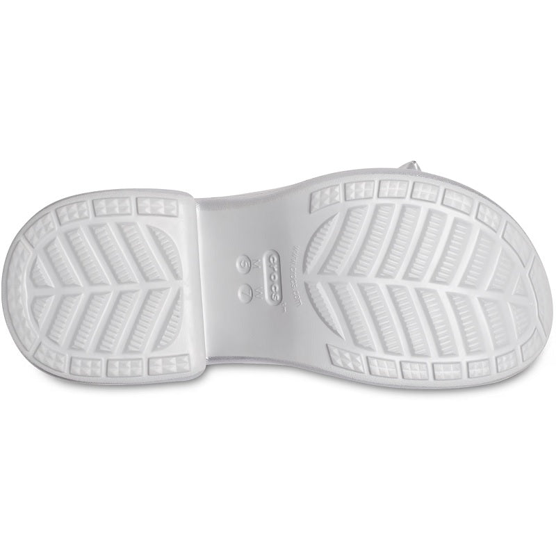 (WMNS) Siren Metallic Bow Clogs 'Silver'