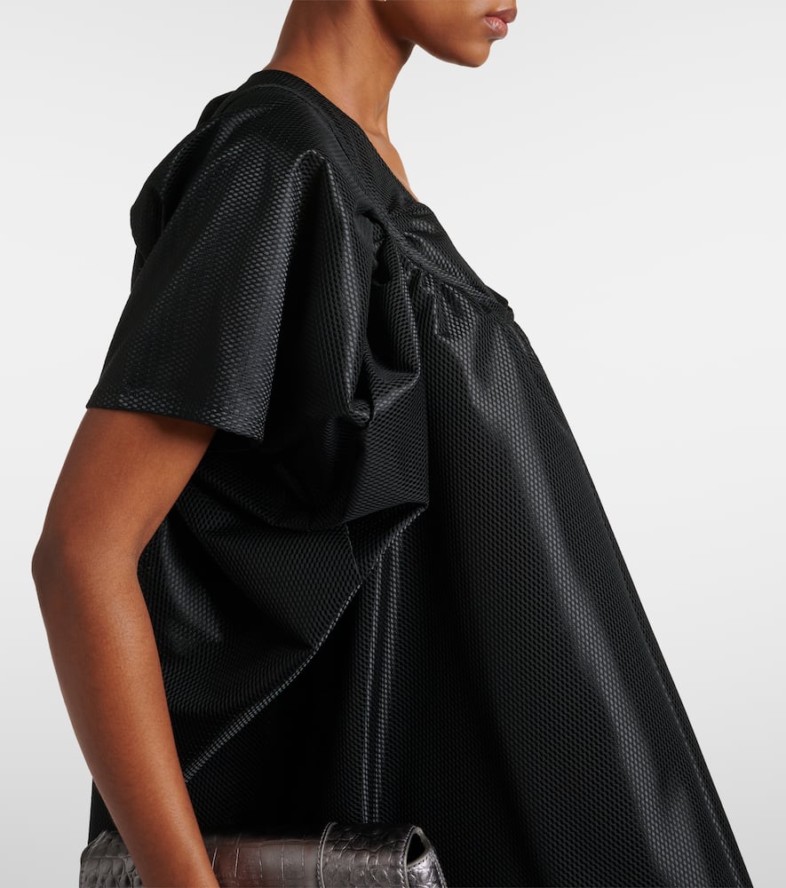 Draped midi dress