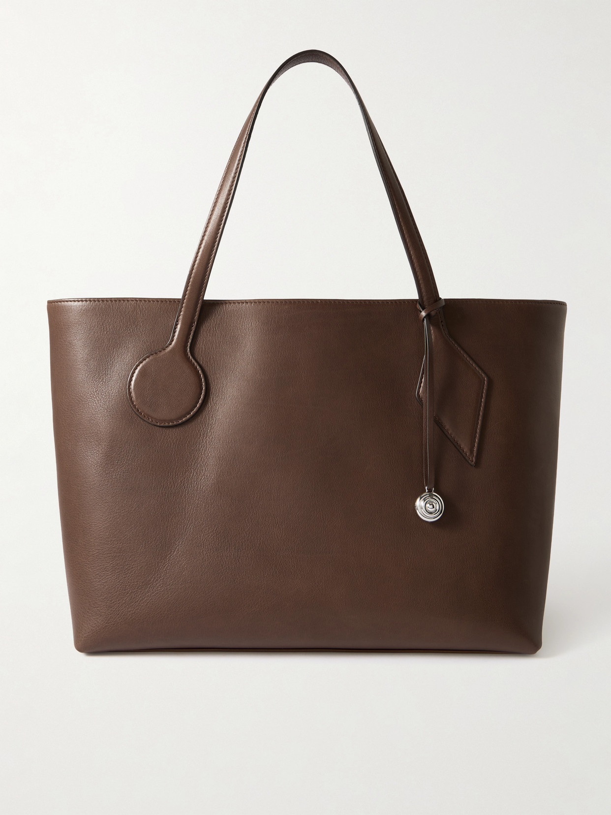 Sprout Large Leather Tote - Brown