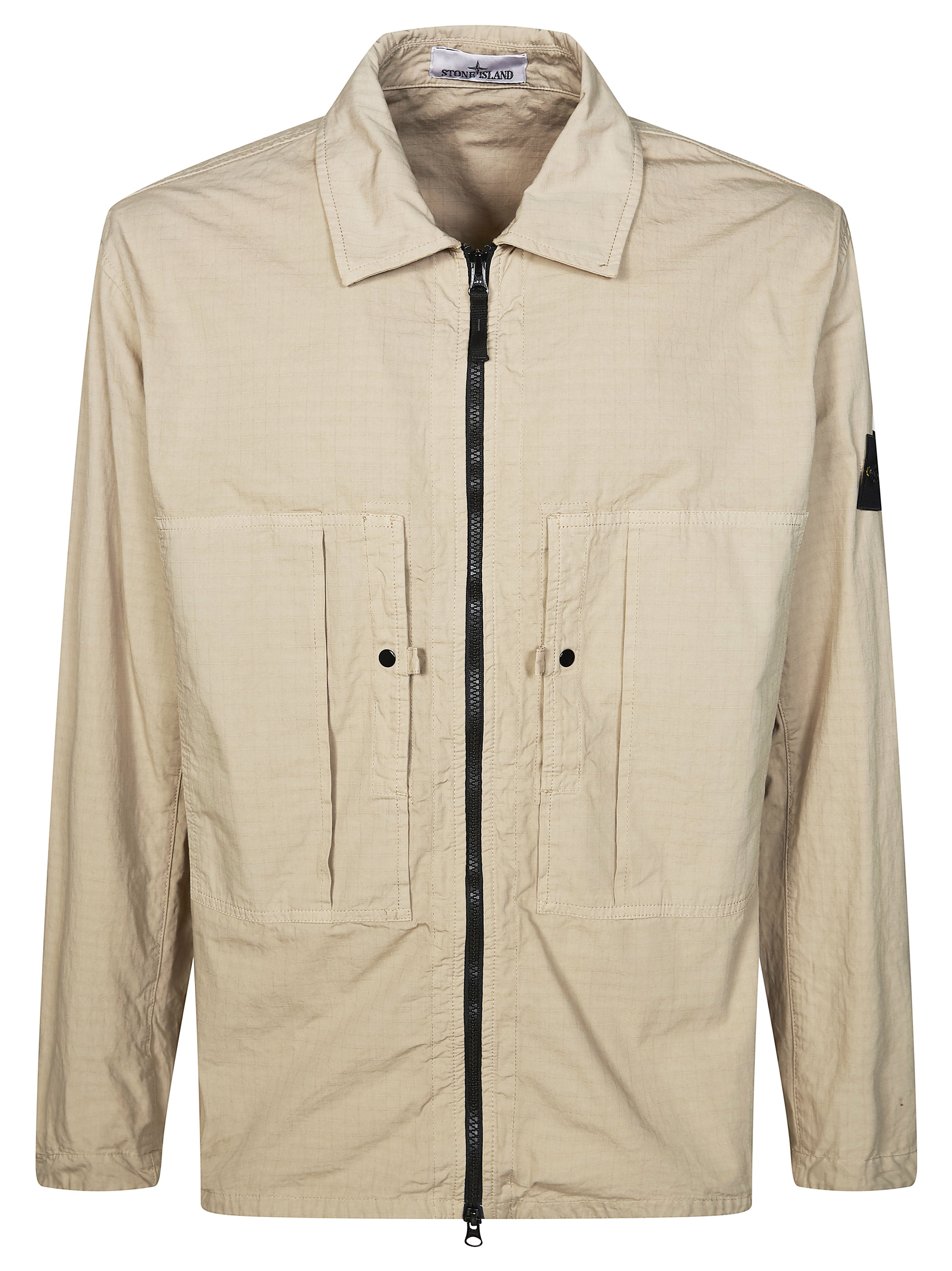 Mens Mercerized Organic Cotton Ripstop Overshirt