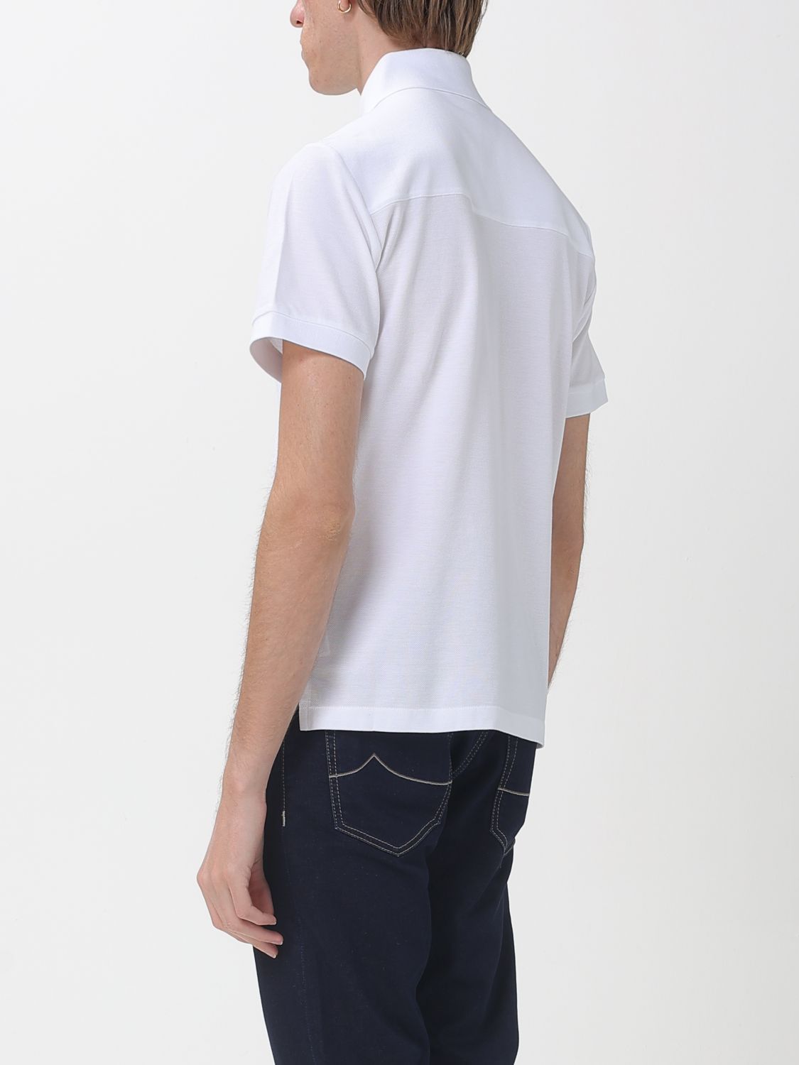 Polo Shirt Men color White