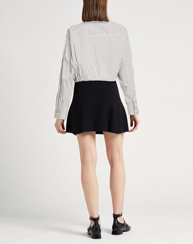 Woman Shirt Grey Size 6 Cotton, Polyamide, Elastane
