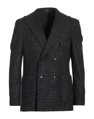 Man Coat Midnight blue Size 42 Acrylic, Virgin Wool, Polyester