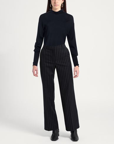 Woman Turtleneck Midnight blue Size 2 Merino Wool