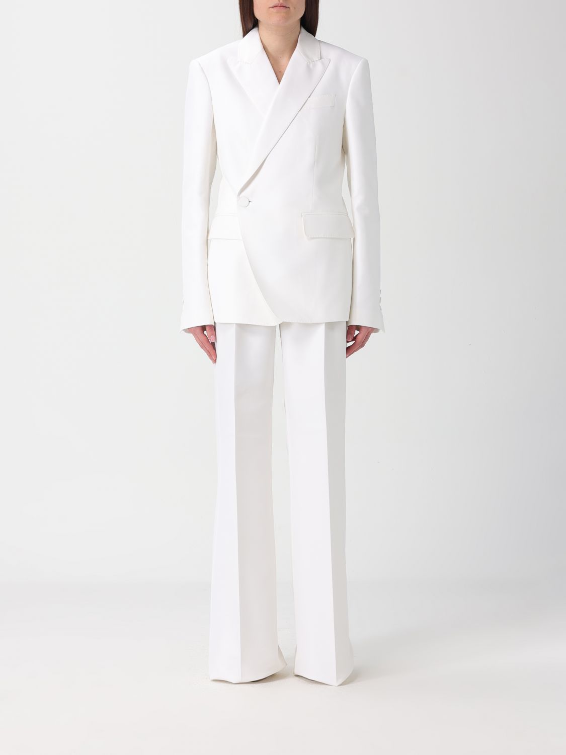 Suit Woman color White