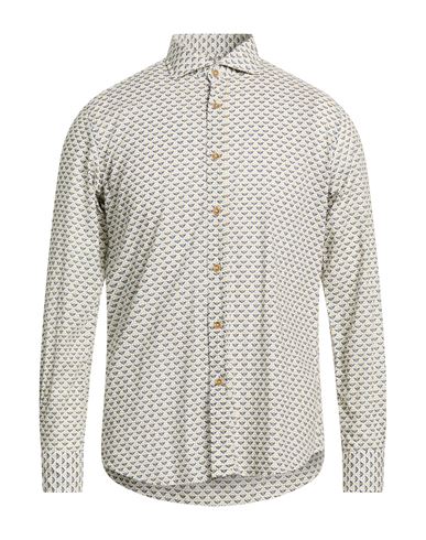 Man Shirt Beige Size 15 ¾ Cotton