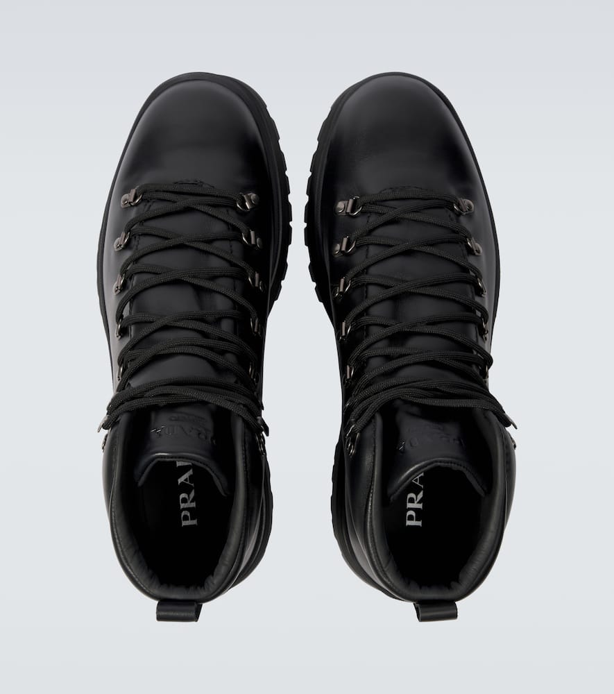 Brixxen leather lace-up boots