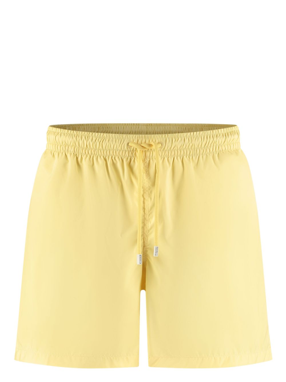 Logo-patch swim shorts - Yellow