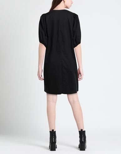 Rossopuro Woman Mini dress Black Size XS Cotton