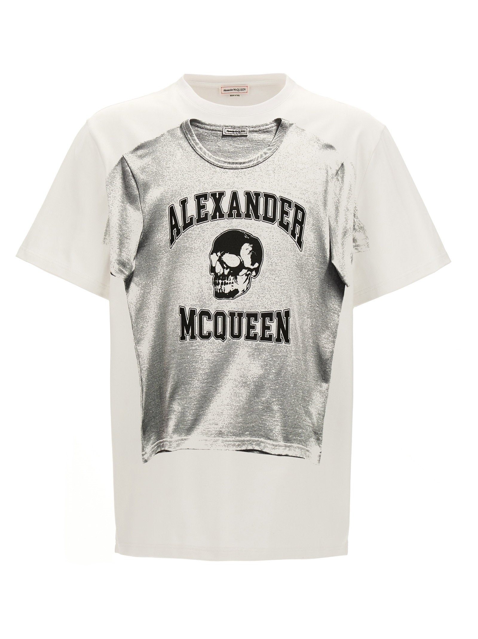 Logo-Print Cotton T-Shirt — Cream