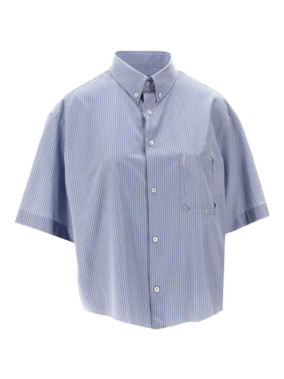 Short-Sleeved Cotton Shirt
