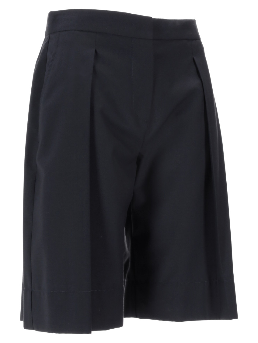 Blue Solid Short