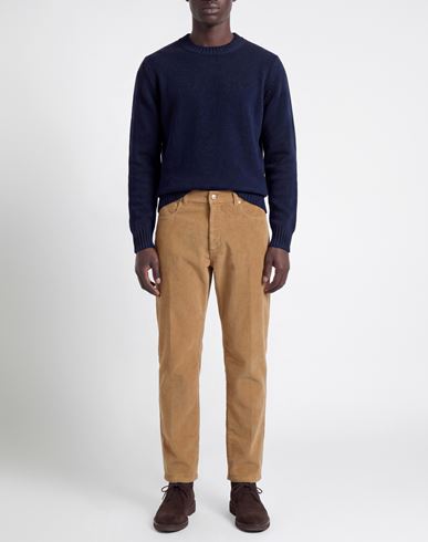 Man Pants Camel Size 28 Cotton, Elastane
