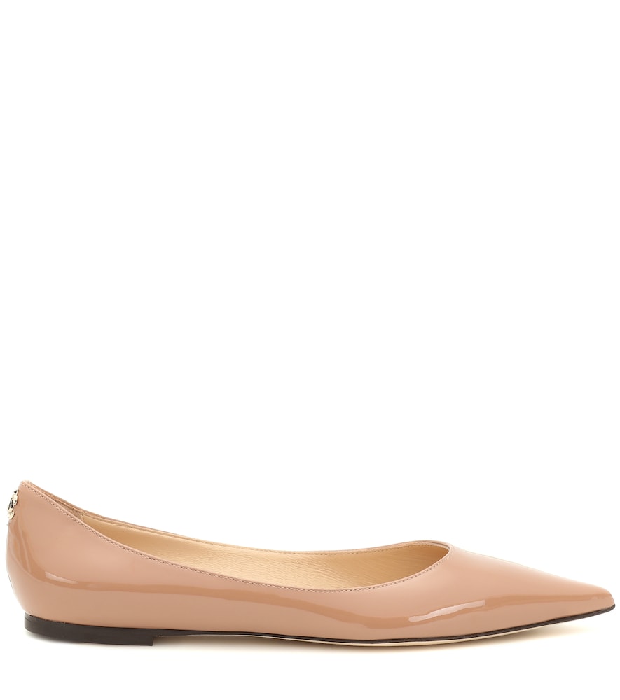 Jimmy Choo Love patent leather ballet flats