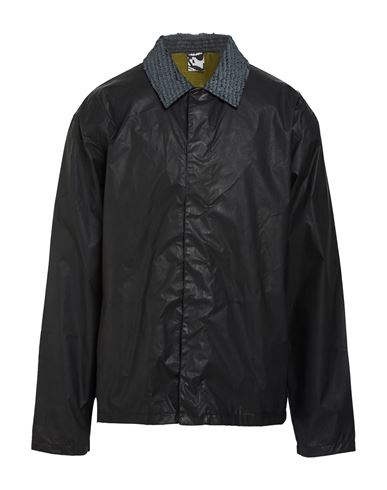 Man Jacket Black Size L Polyamide, Polyester