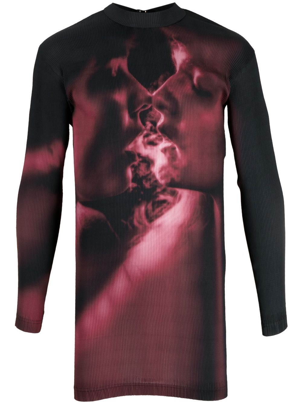Rhye Ruby Smoke mock-neck dress - Black