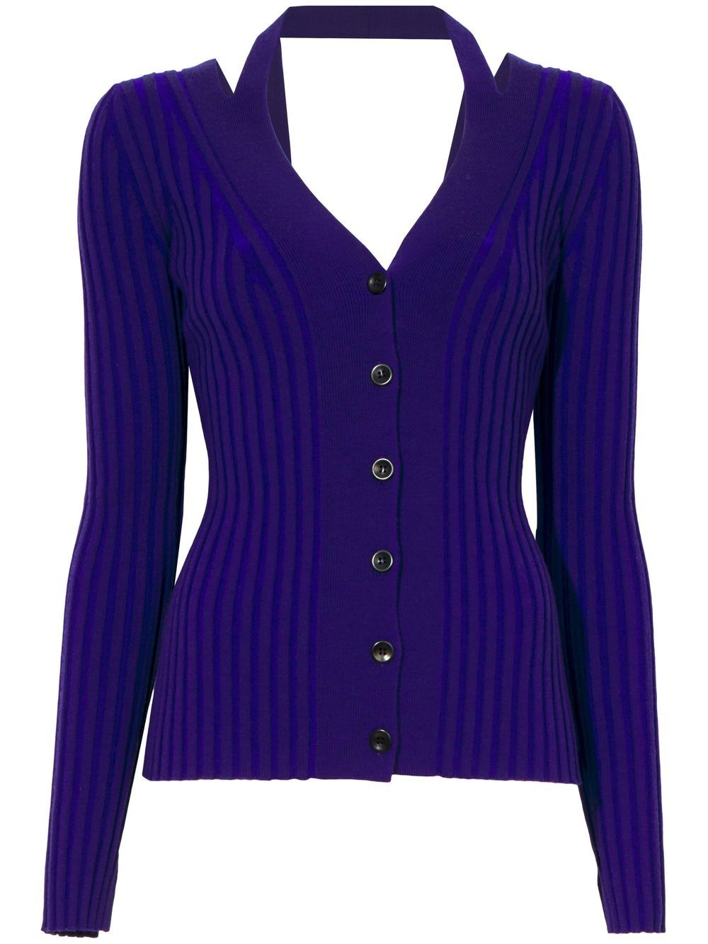 Knit Halter Sweater - ULTRAMARINE