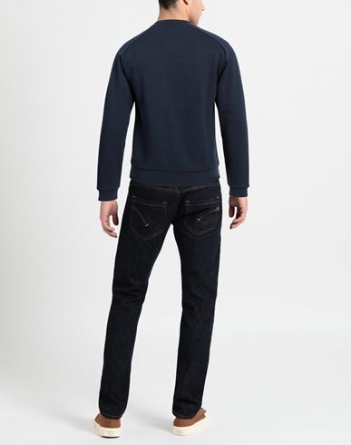 Ea7 Man Sweatshirt Navy Size XS Cotton, Polyester, Elastane