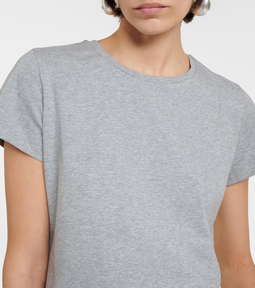 Cotton-blend jersey T-shirt