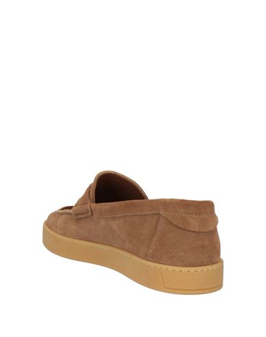 Man Loafers Camel Size 11 Leather