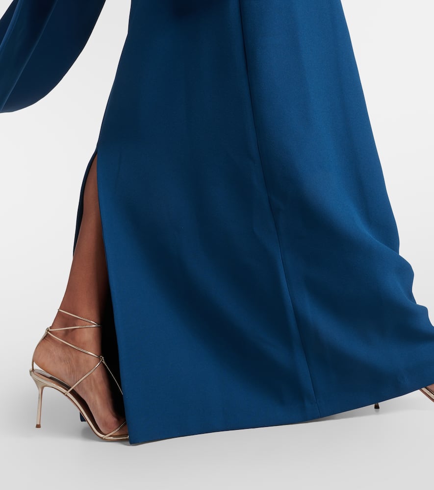 Sallie embellished crêpe gown