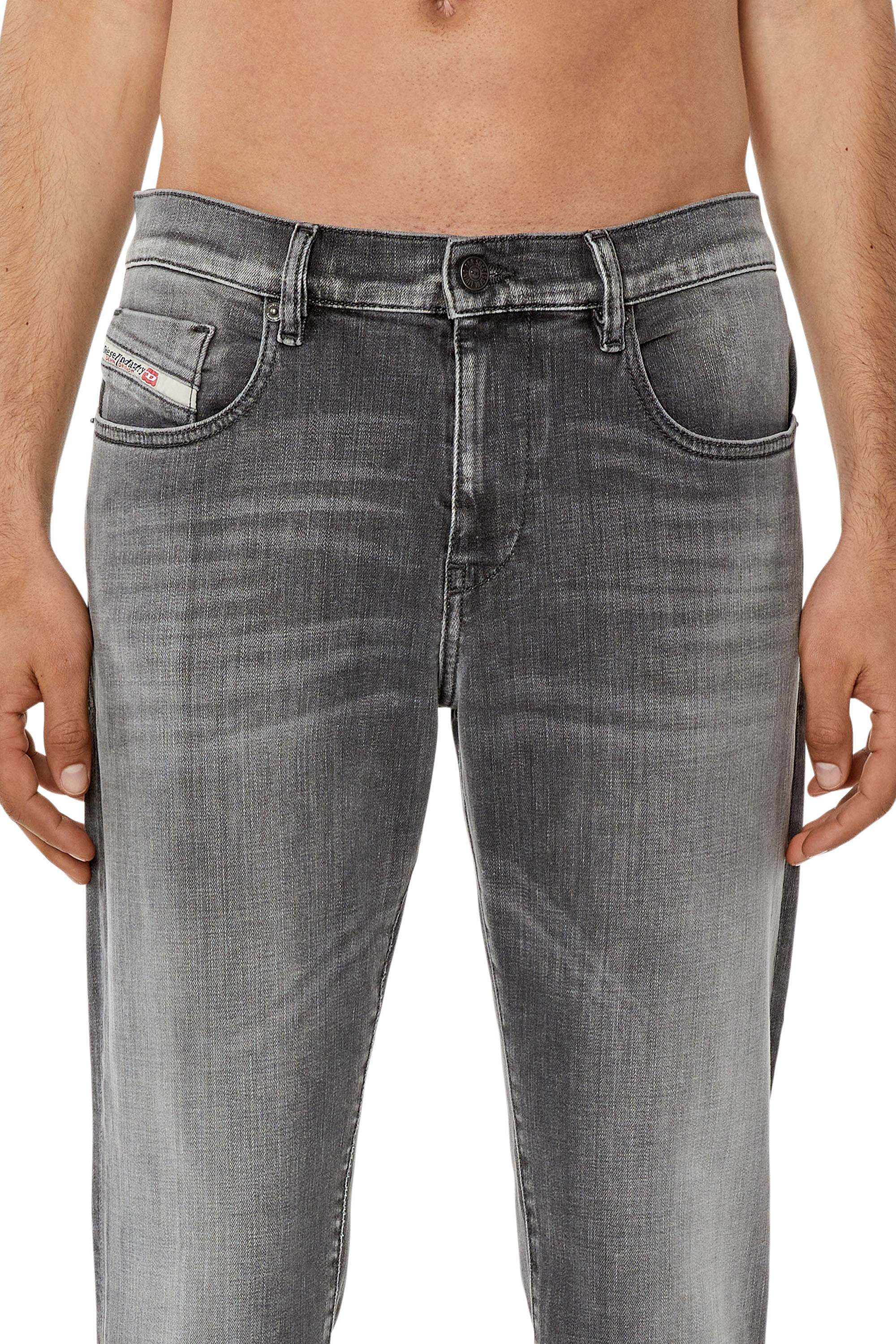 2019 D-Strukt low-rise slim-fit jeans - Blue