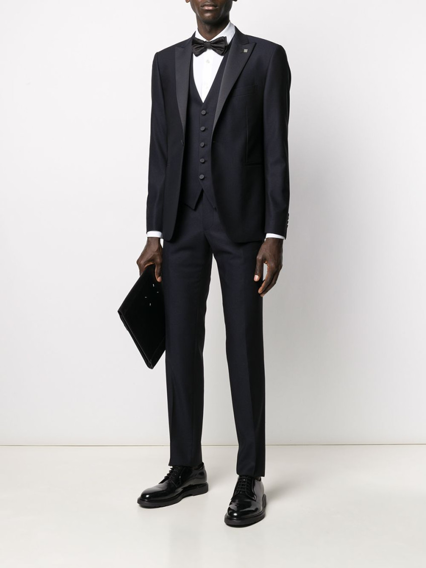 Navy Blue Three-piece Suit