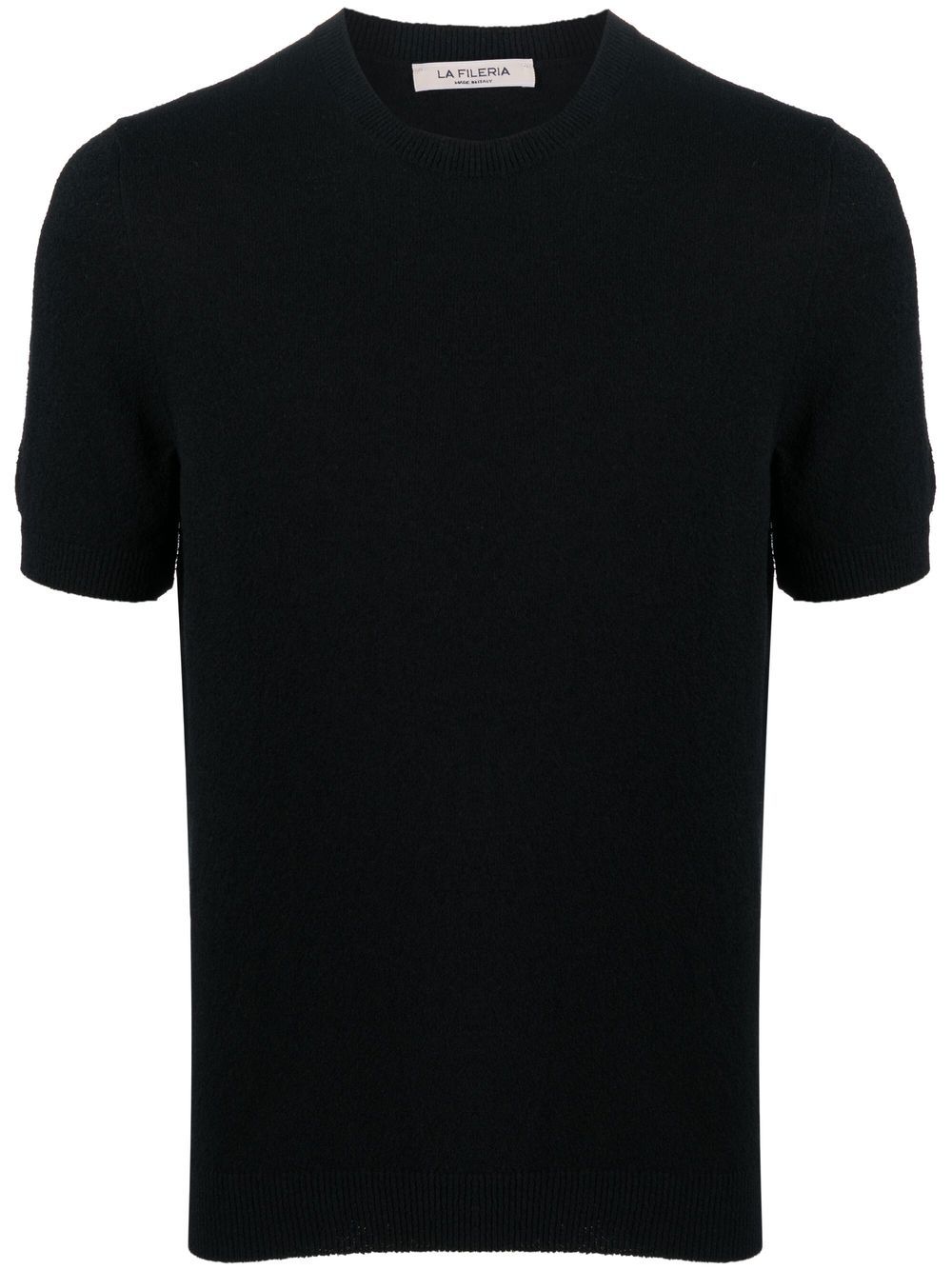 Jersey short-sleeved polo shirt - Black