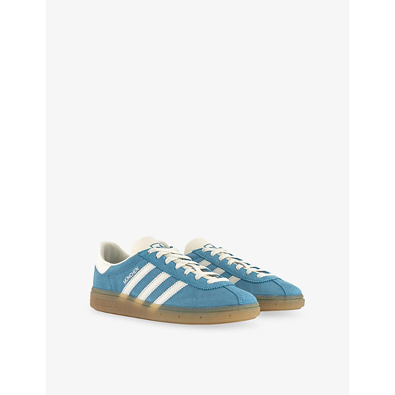 Mens Munchen Suede Low-Top Trainers