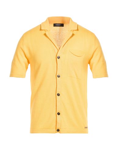 Man Cardigan Marigold Size M Linen, Cotton