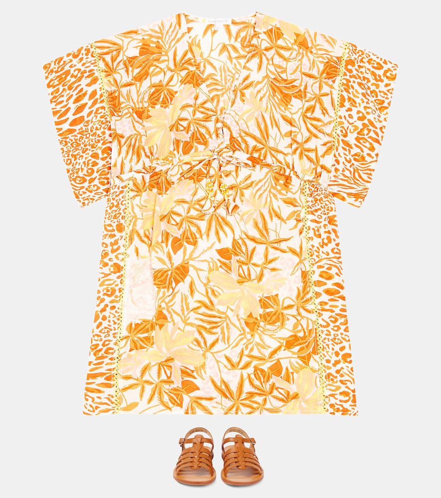 Poupette St Barth Kids Nava floral cotton dress