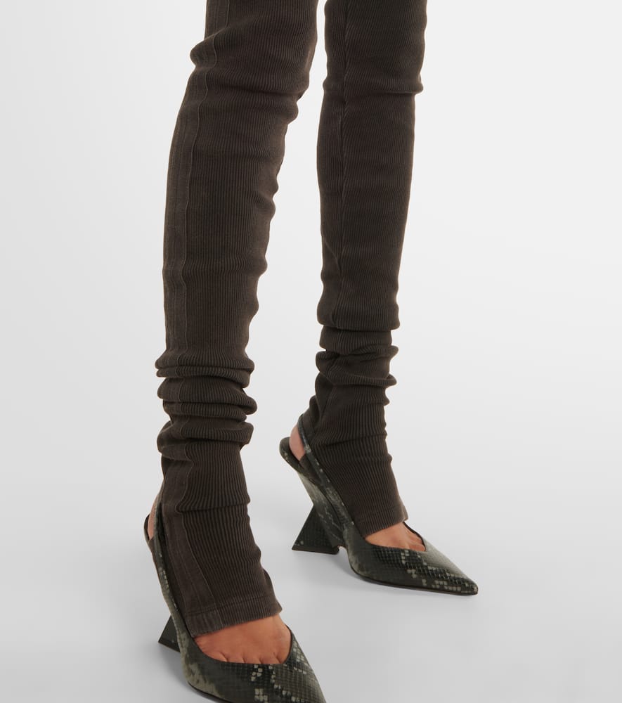 Cotton-blend leggings