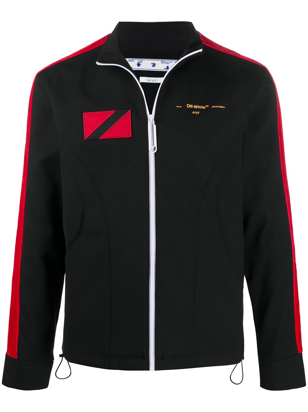 X Theophilus London logo-print track jacket - Black
