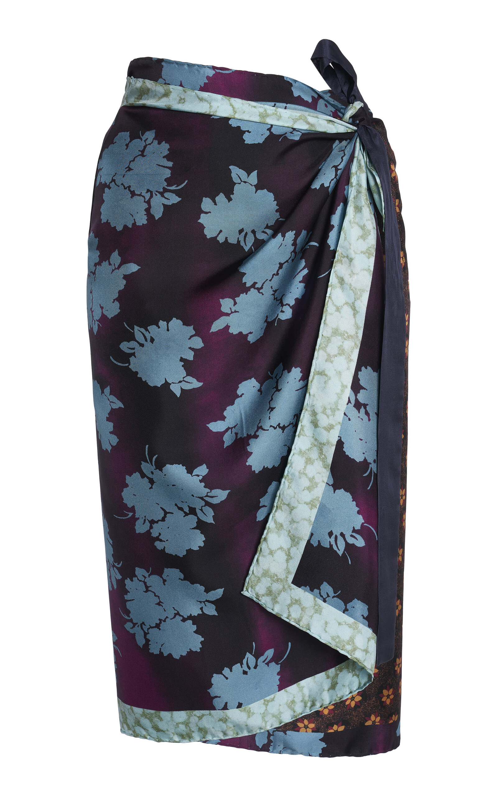 Scarfy Silk Wrap Skirt - Moda Operandi