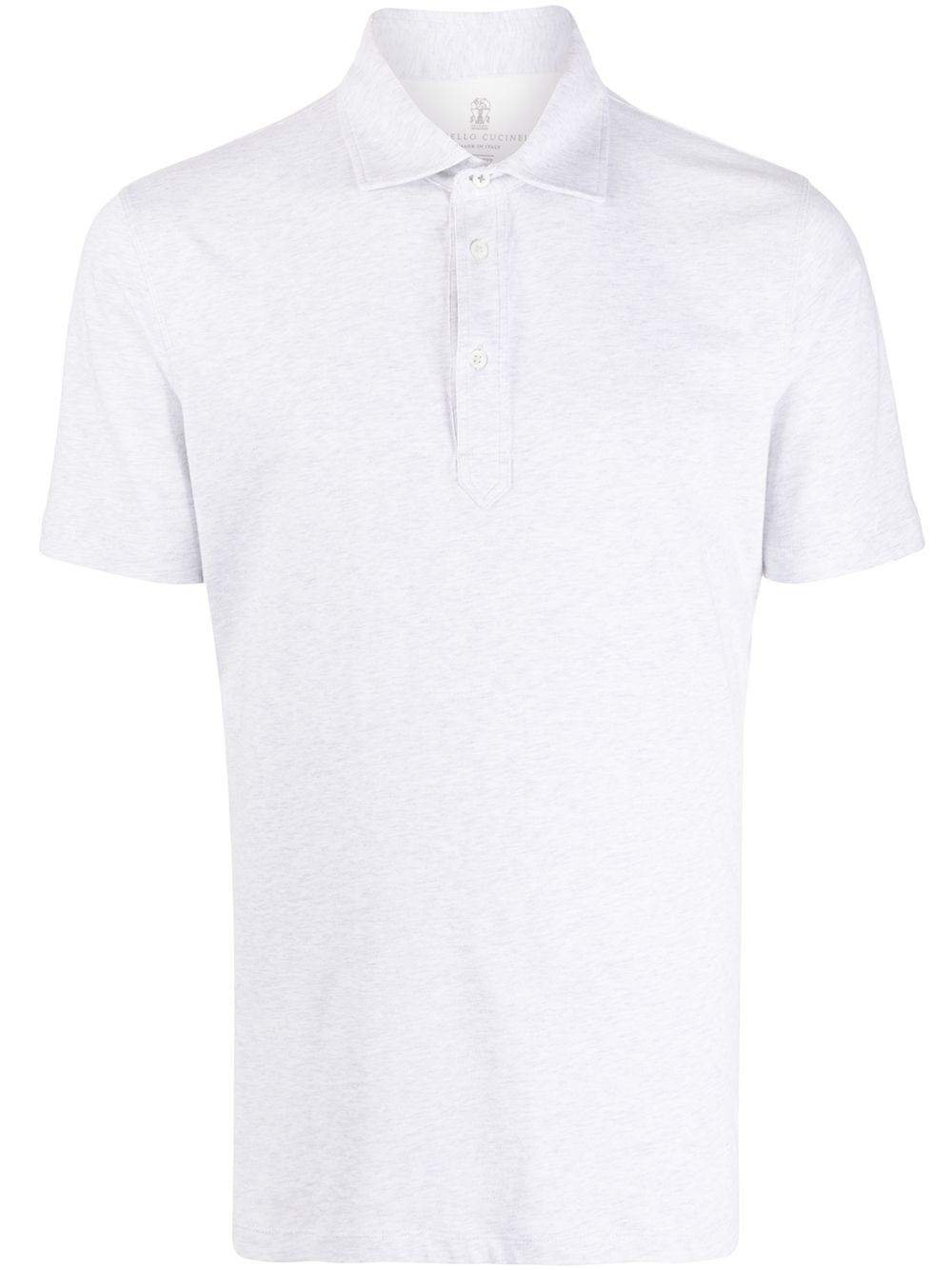 Short sleeved polo shirt - Grey