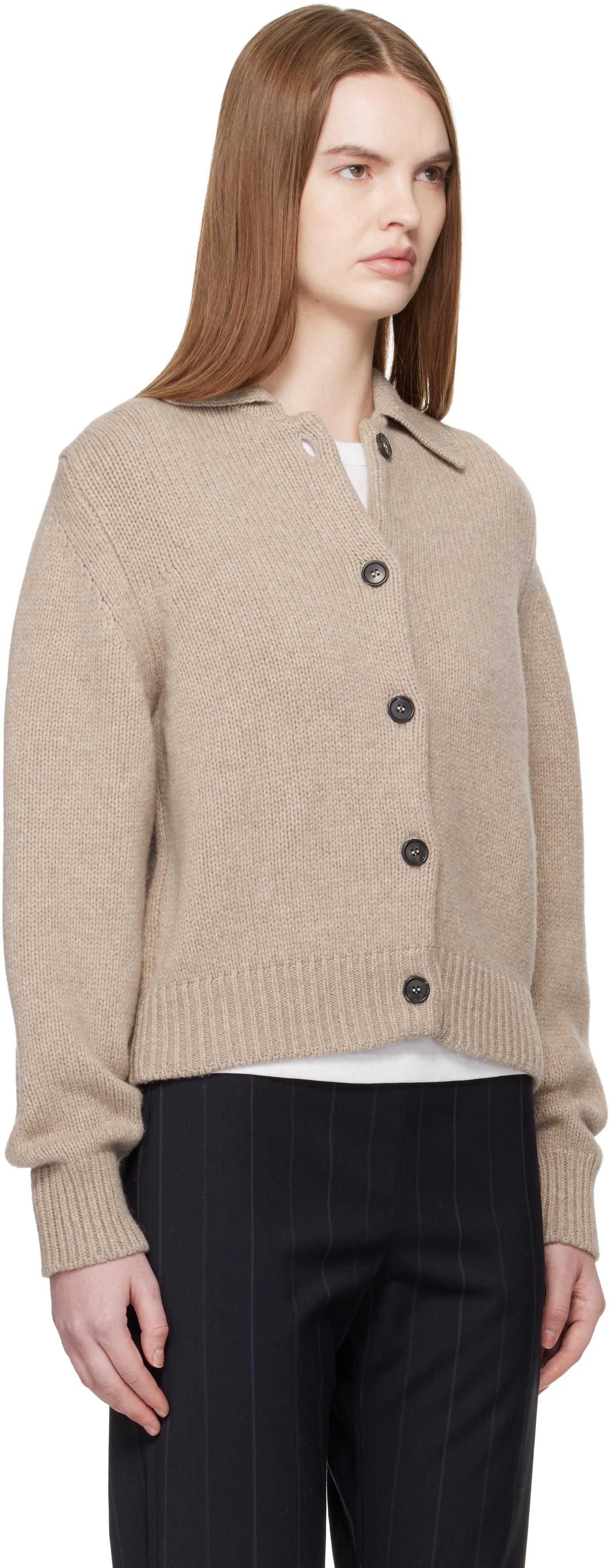 Beige Winny Collared Jacket