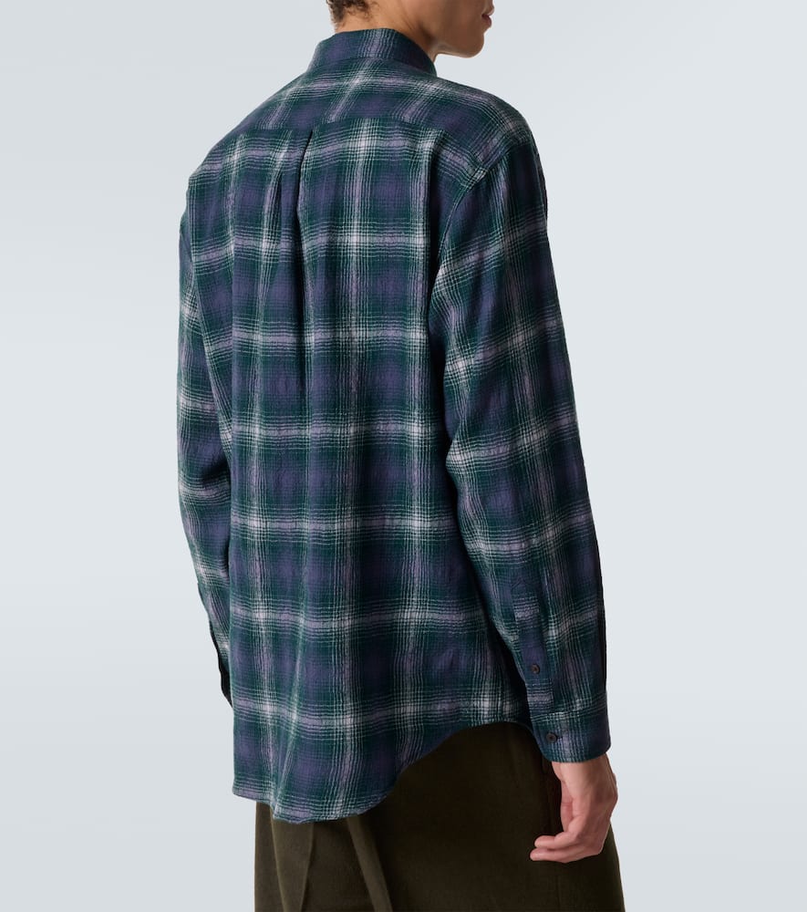 Checked wool shirt