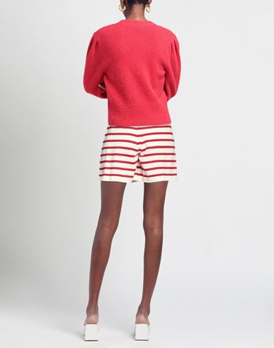 Woman Shorts & Bermuda Shorts Ivory Size S Cotton