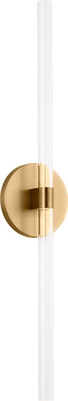Burnished Brass LED Wall Sconce from the Silas Collection